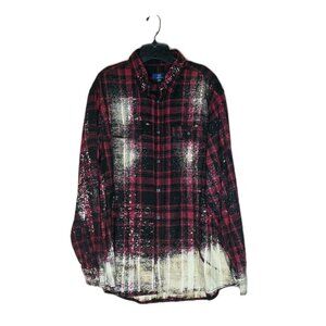 XLarge Red Plaid GEORGE Longsleeve Shirt